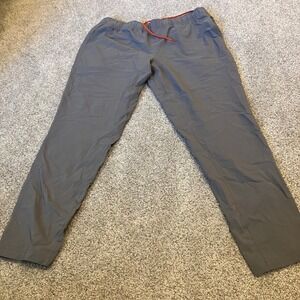 Eddie Bauer Mens XL Gray Performance Hiking Pant Stretch Water Repellent Tapered